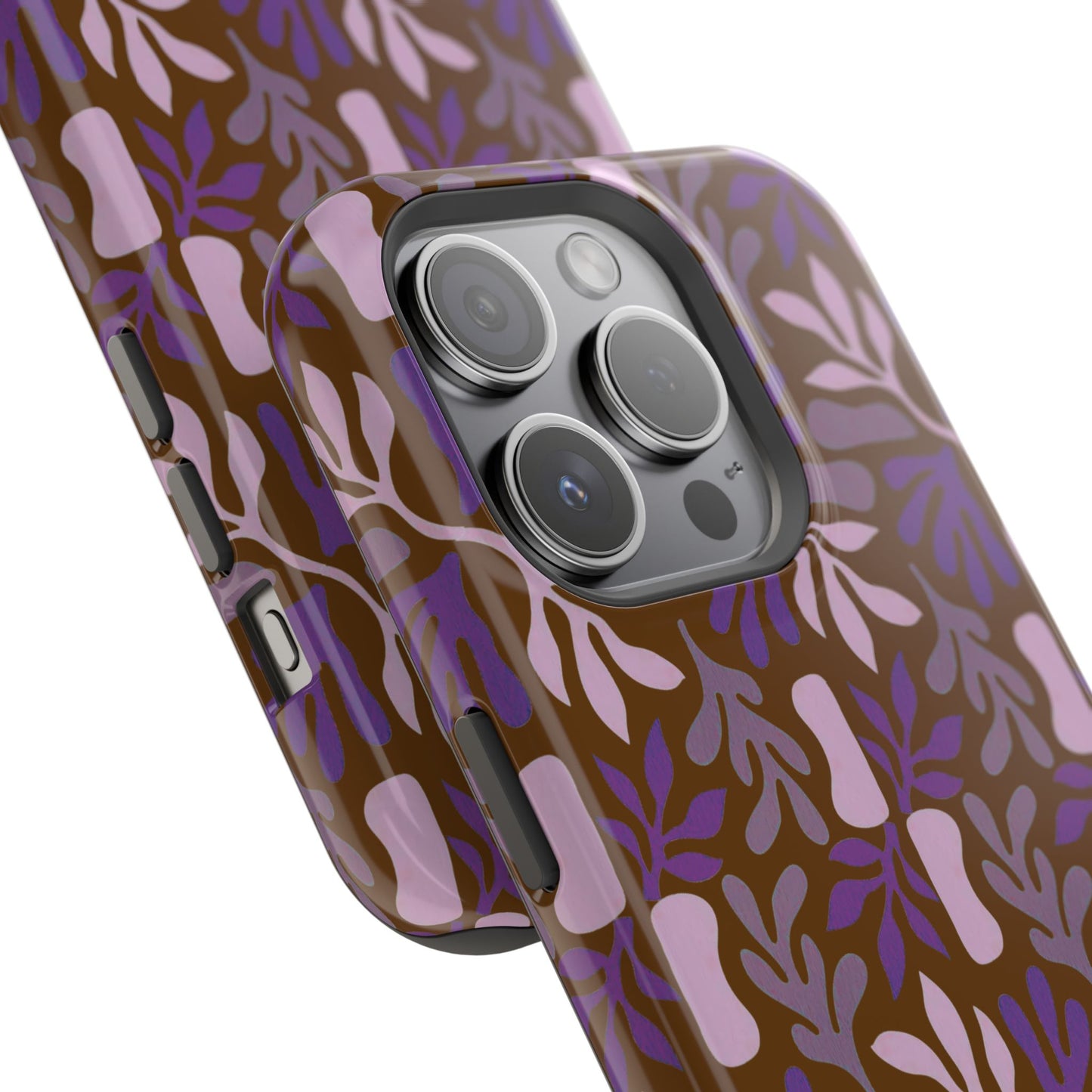 Floral Brown Phone Case