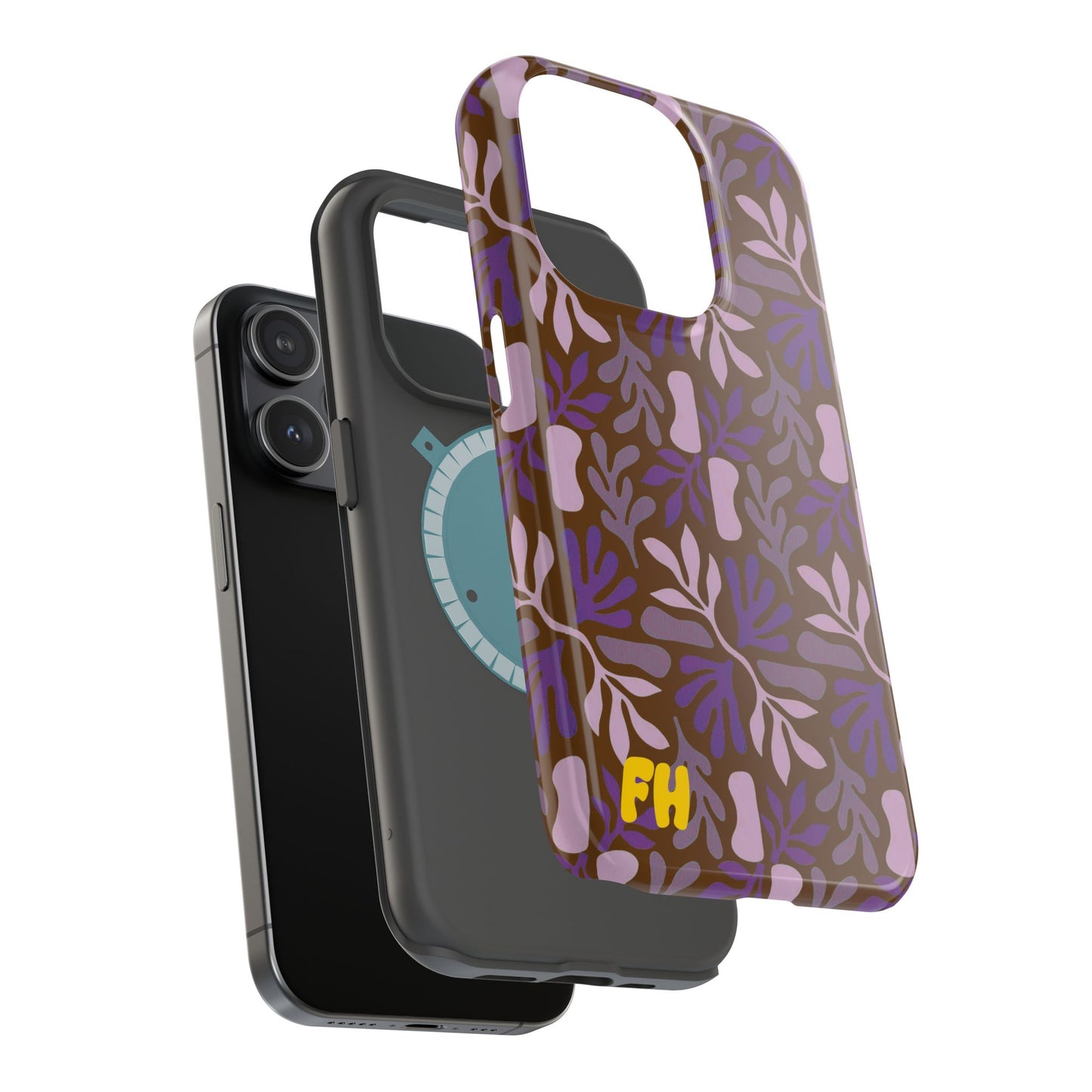 Floral Brown Phone Case