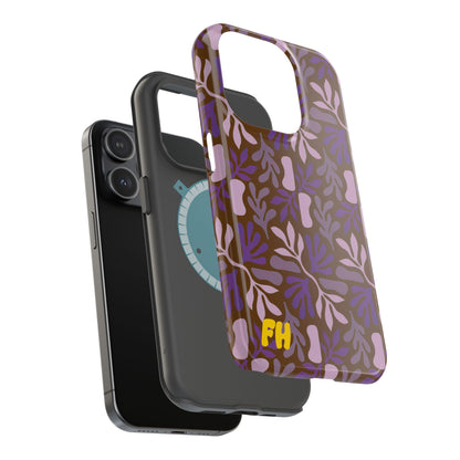 Floral Brown Phone Case