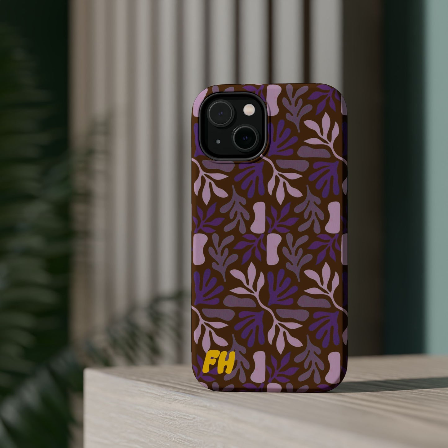 Floral Brown Phone Case