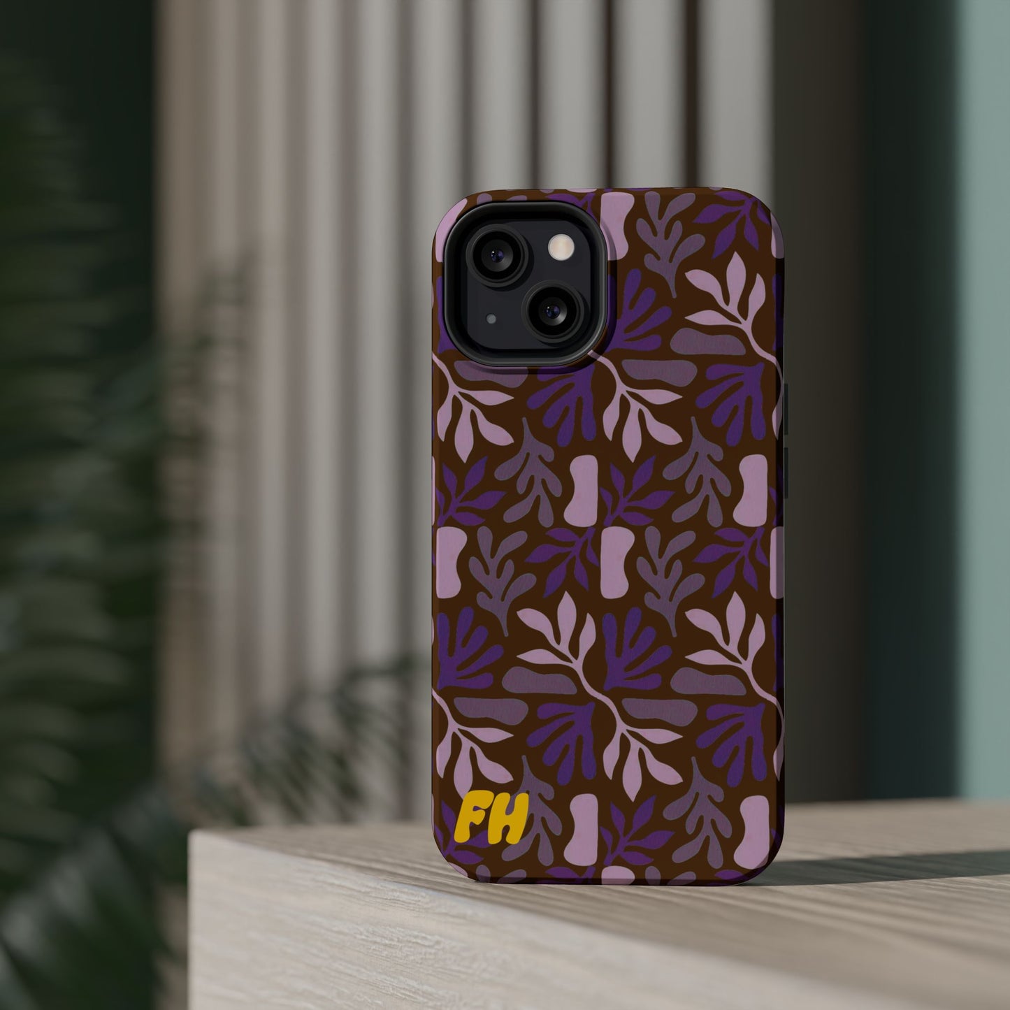 Floral Brown Phone Case