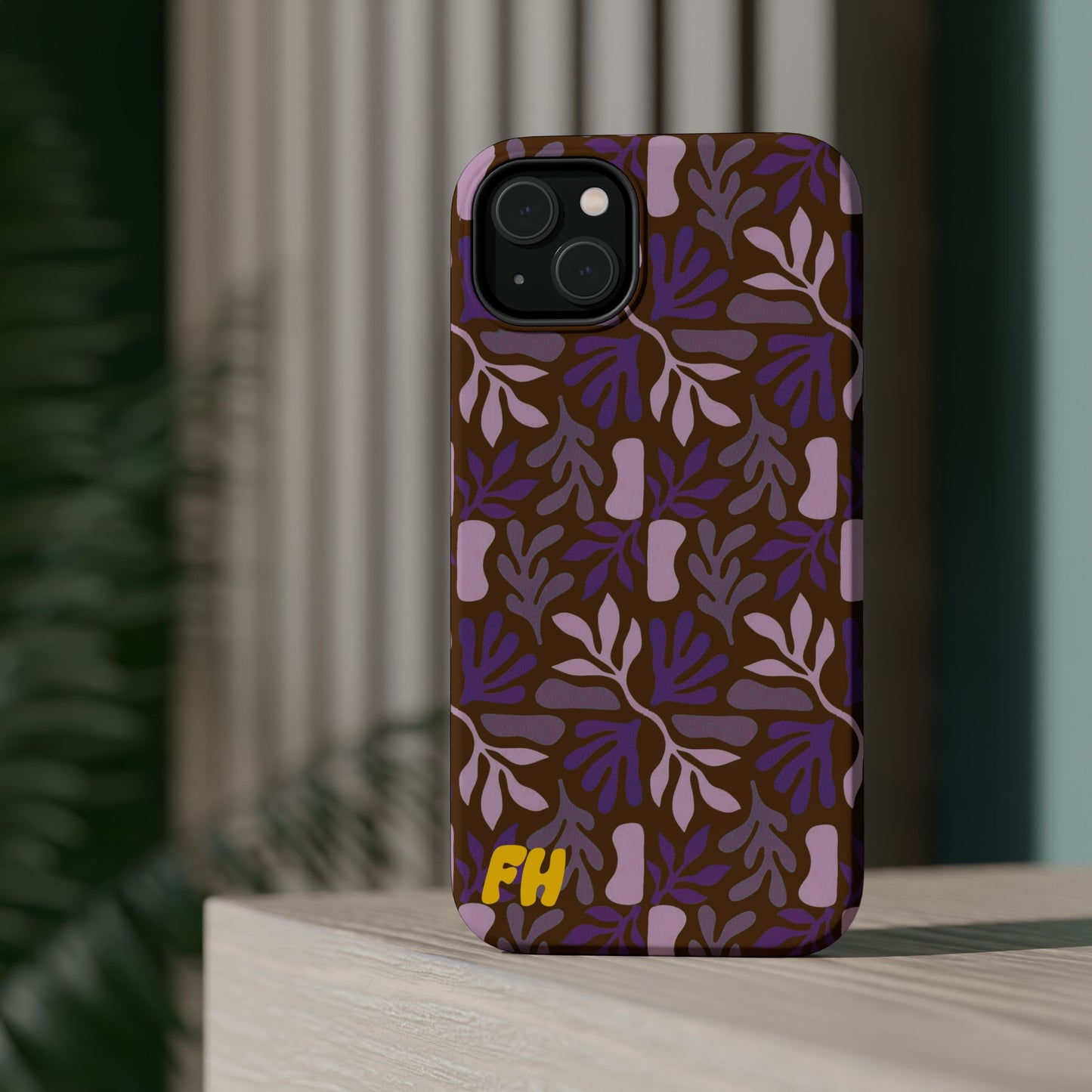 Floral Brown Phone Case