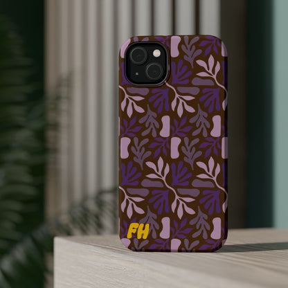 Floral Brown Phone Case