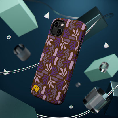 Floral Brown Phone Case