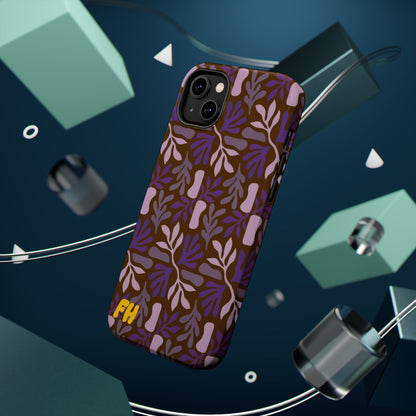 Floral Brown Phone Case