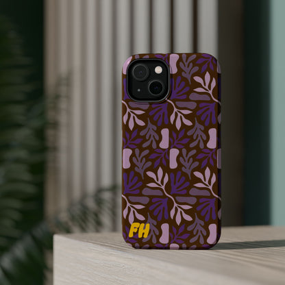 Floral Brown Phone Case