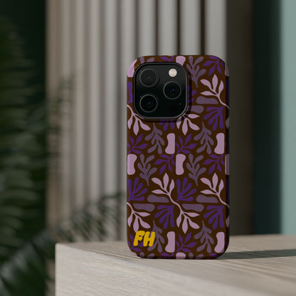 Floral Brown Phone Case