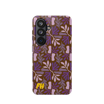 Floral Brown Phone Case