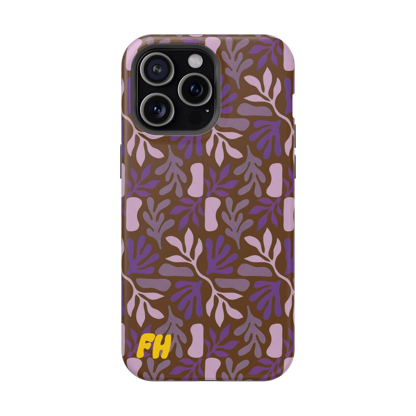Floral Brown Phone Case