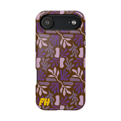 Floral Brown Phone Case