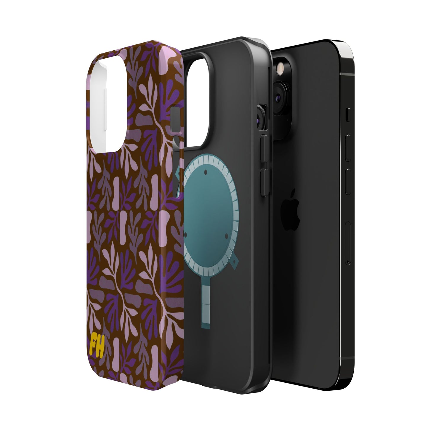 Floral Brown Phone Case