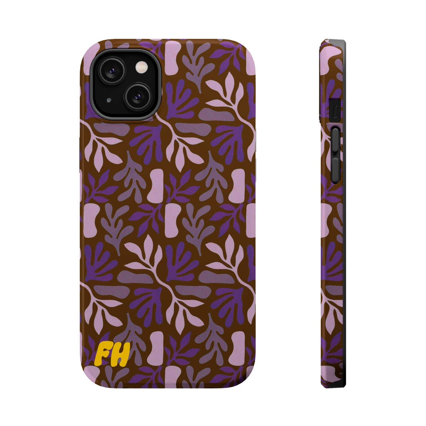 Floral Brown Phone Case
