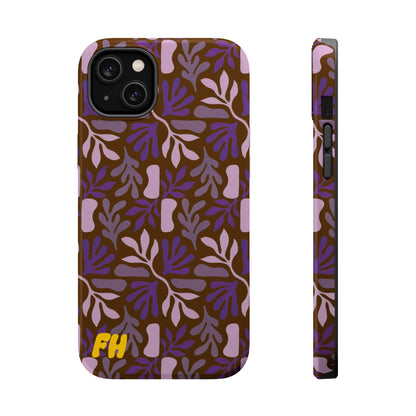 Floral Brown Phone Case