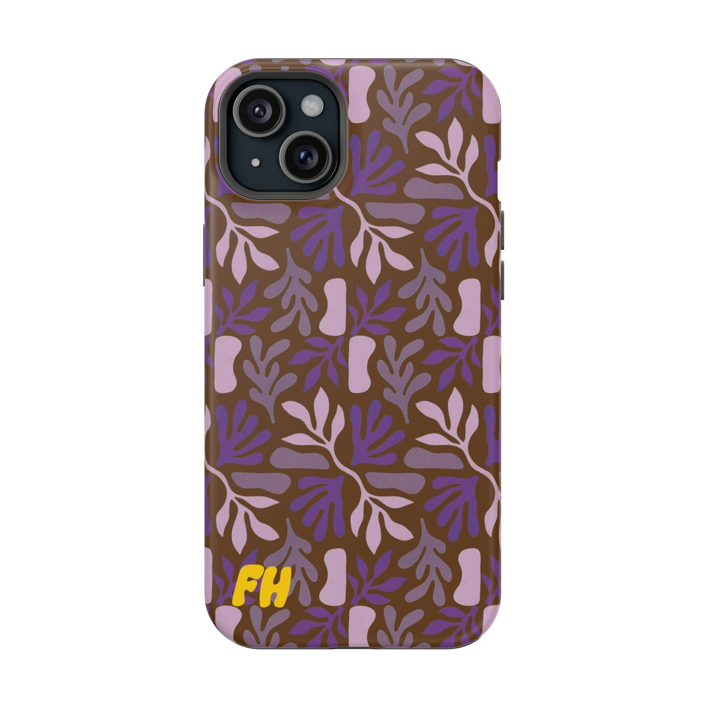 Floral Brown Phone Case