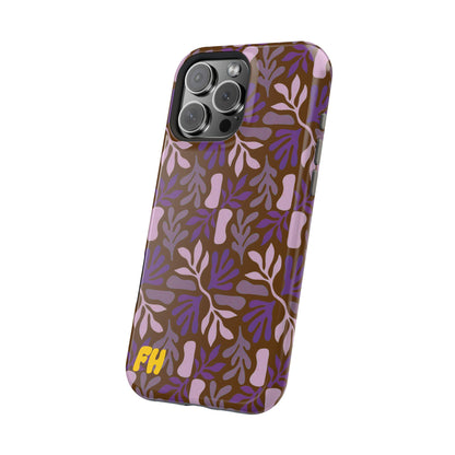 Floral Brown Phone Case