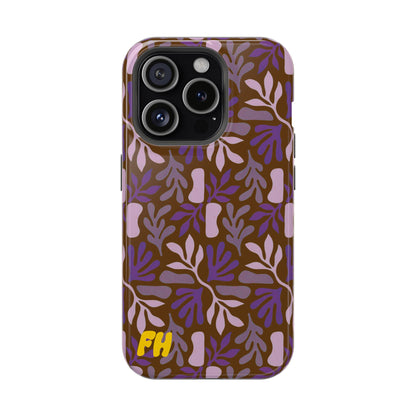 Floral Brown Phone Case