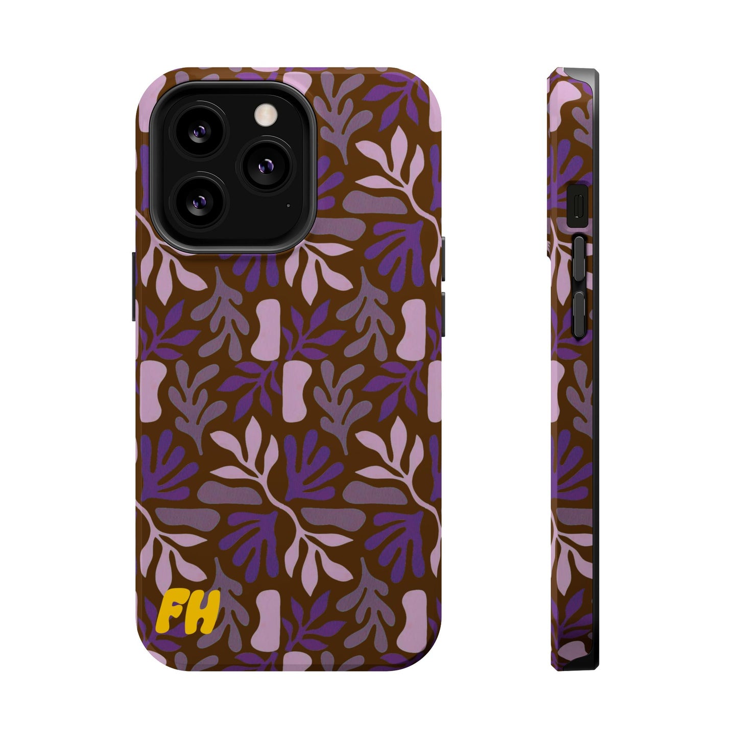 Floral Brown Phone Case